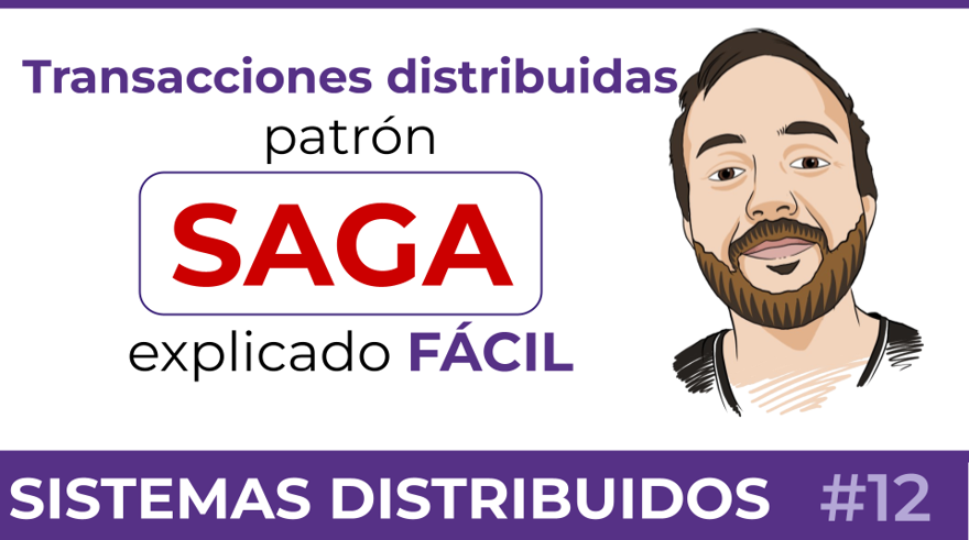 Patrón saga para transacciones distribuidas